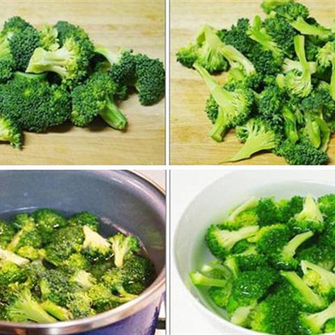 Cách làm salad bông cải trộn tôm