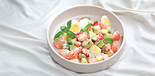 Salad bưởi trộn bơ