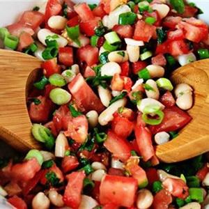 Cách làm salad cà chua đậu ngự