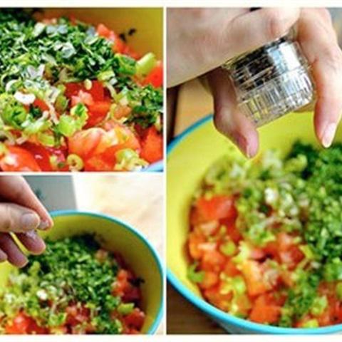 Cách làm salad cà chua kiểu Ma rốc
