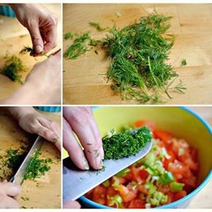 Cách làm salad cà chua kiểu Ma rốc