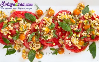 Salad cà chua ngô ngọt