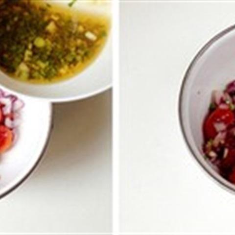 Cách làm salad cà chua thanh mát