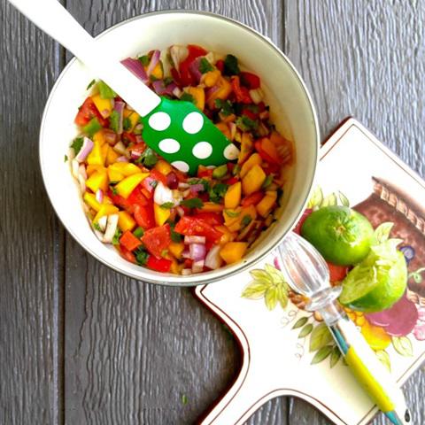 Cách làm salad cà chua xoài