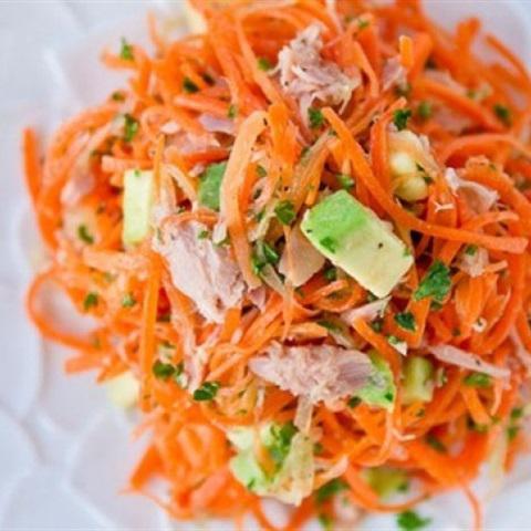 Cách làm salad cà rốt cá ngừ