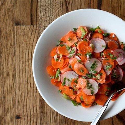 Cách làm salad cà rốt trộn củ cải đỏ