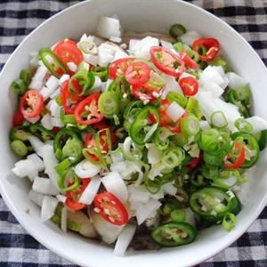 Cách làm salad cà tím cay