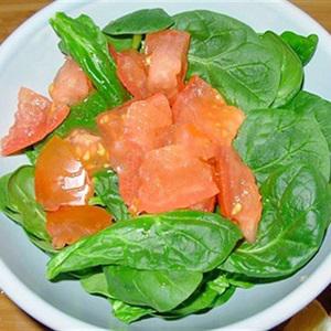 Cách làm salad cam và mồng tơi