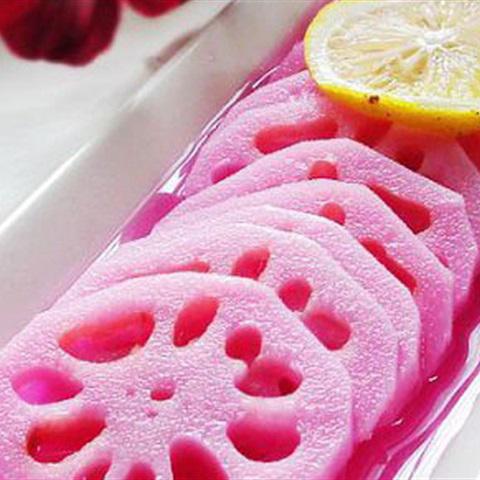 Cách làm salad củ sen hồng