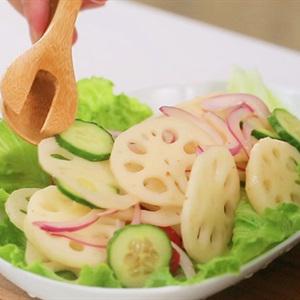 Cách làm salad củ sen