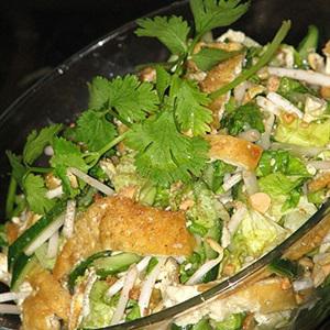 Cách làm Salad đậu hũ chiên