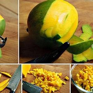 Cách làm salad đậu phộng xoài