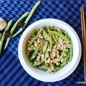 Cách làm salad đậu que