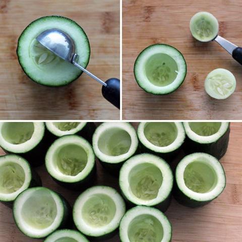 Cách làm salad dưa hấu mix dưa leo