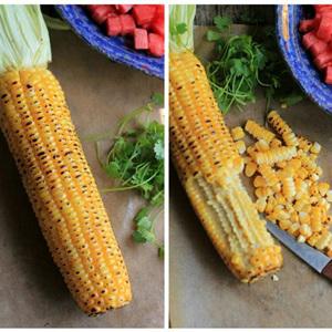 Cách làm salad dưa hấu trộn bắp