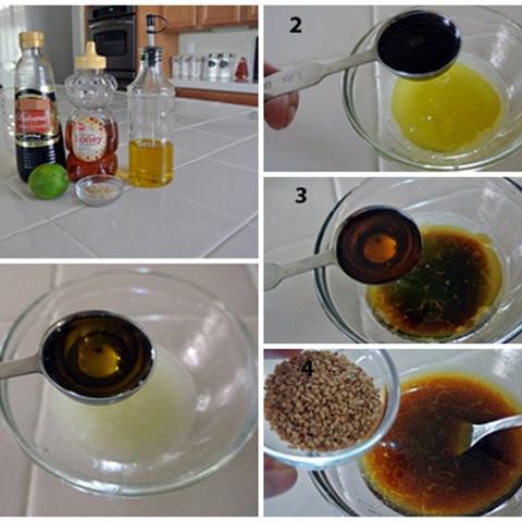 Cách làm salad gà dâu tây