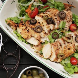Cách làm salad gà nướng