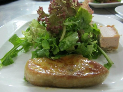 Salad gan ngỗng Pháp