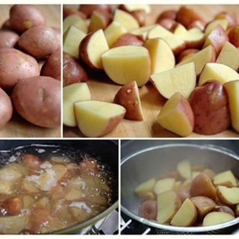 Cách làm salad khoai tây nóng