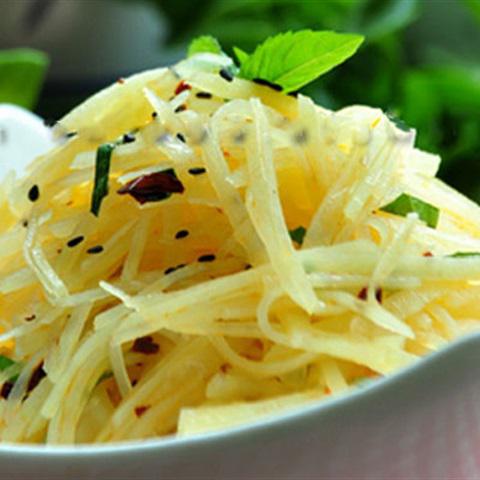 Cách làm salad khoai tây sợi