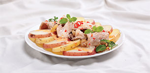 Salad khoai tây trộn bê thui