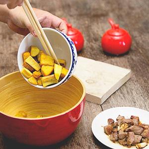 Công thức salad khoai trộn thịt bò