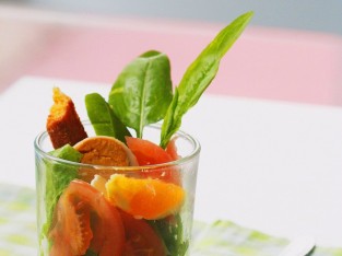 Salad khu vườn xuân