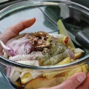 Cách làm salad lê táo