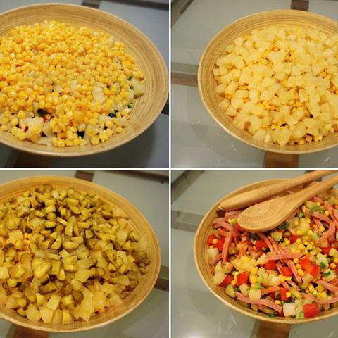 Cách làm salad Nga vị thơm