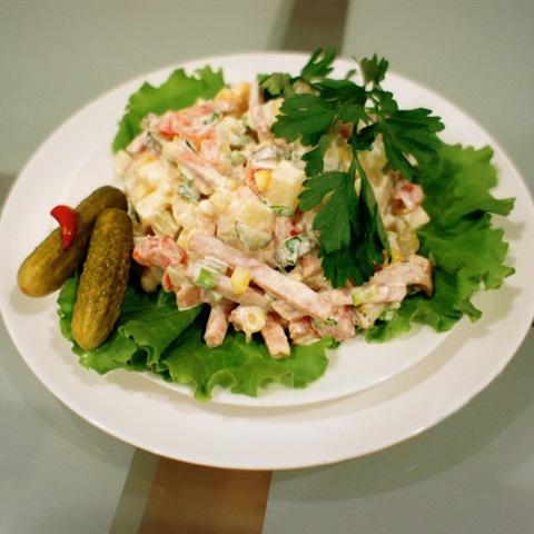 Cách làm salad Nga vị thơm