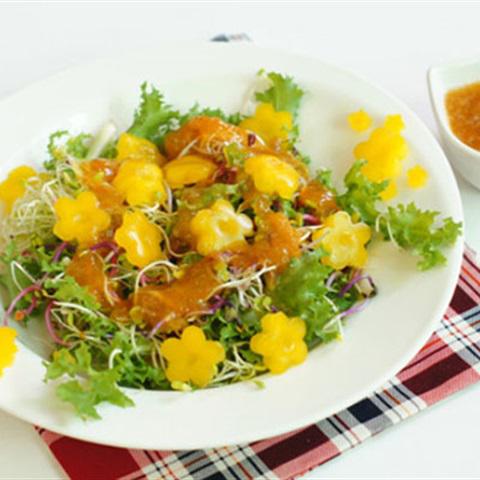Cách làm salad ớt chuông trộn cay