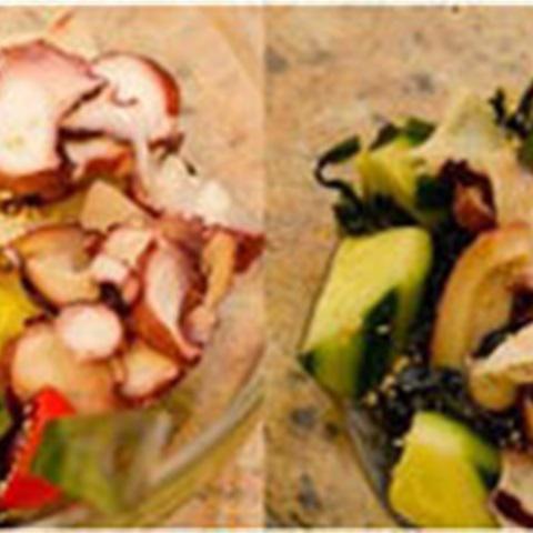 Cách làm salad râu bạch tuộc