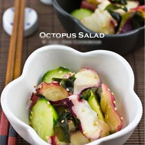 Cách làm salad râu bạch tuộc