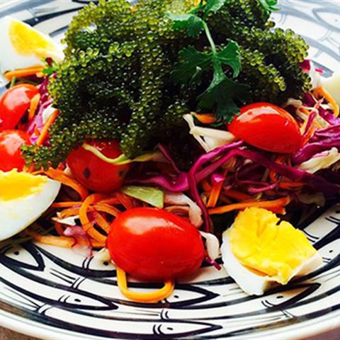 Cách làm salad rong nho