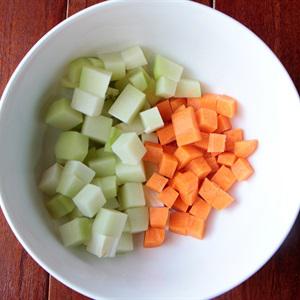 Cách làm salad su su