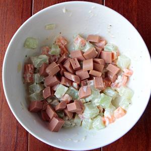 Cách làm salad su su