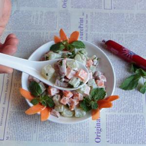 Cách làm salad su su