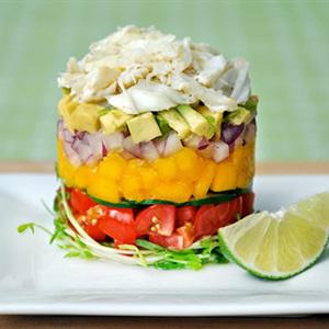 Cách làm salad thịt cua