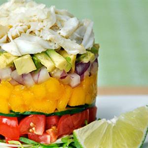 Cách làm salad thịt cua