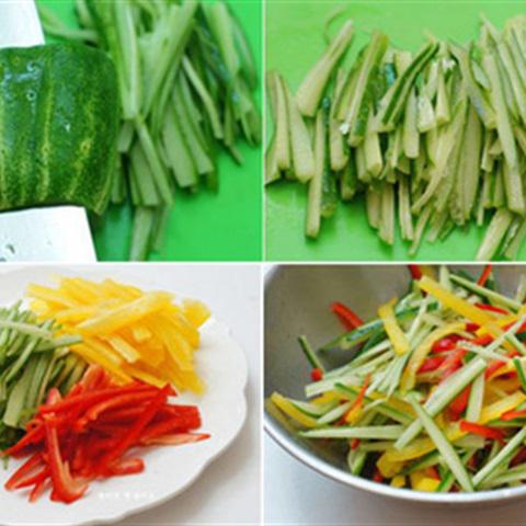 Cách làm salad thơm tứ sắc