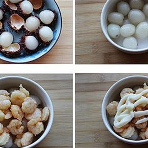 Cách làm salad tôm chôm chôm