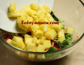 Salad Tôm Dứa (Salad tom dua) chua dịu chống ngán