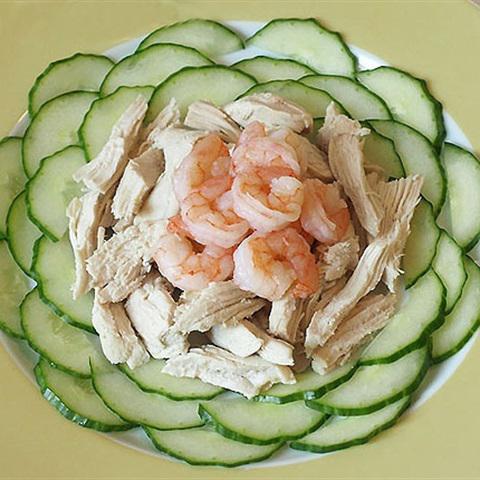 Cách làm salad tôm thịt gà