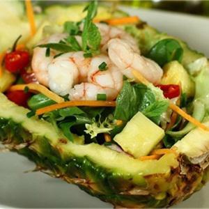 Cách làm salad tôm thơm