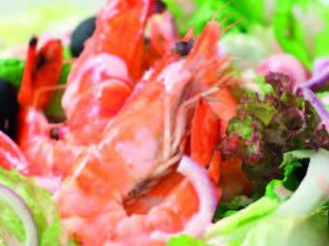 Salad tôm tươi ngọt