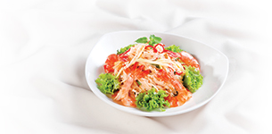 Salad tôm xốt kem