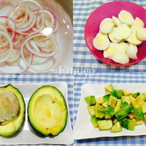 Cách làm salad trái bơ