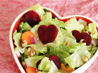 Salad trái tim khỏe, đẹp