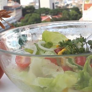 Cách làm salad trộn dầu giấm