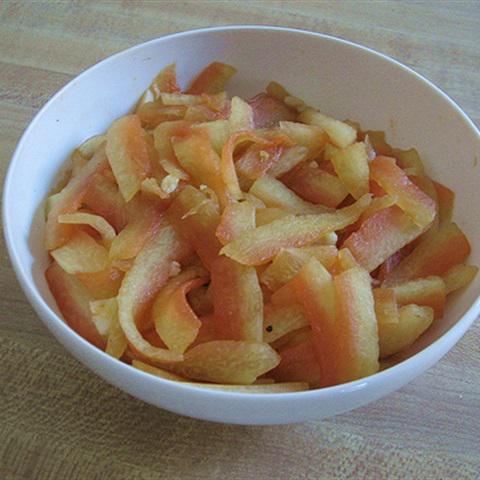 Cách làm salad vỏ dưa hấu